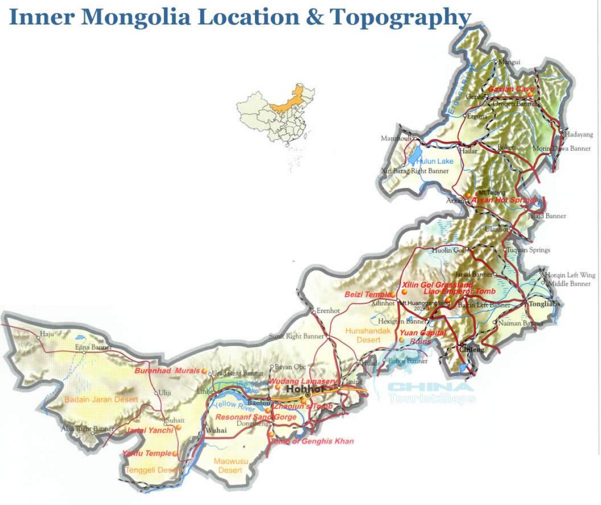 en Mongolie carte